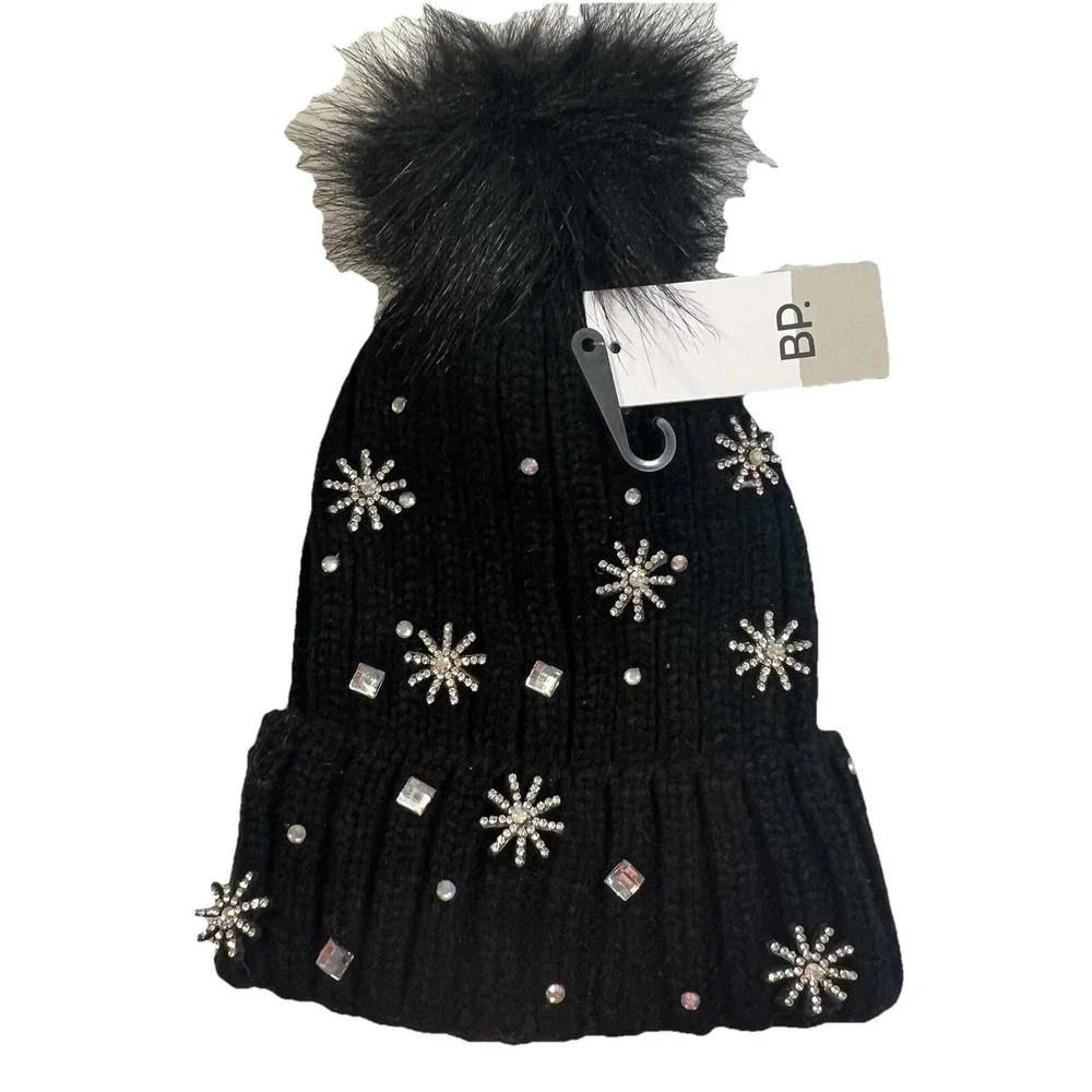 BP &‎ Tucker Tate Pom Beanies 3-Bundled, One Size, Multi Colors, NWT!